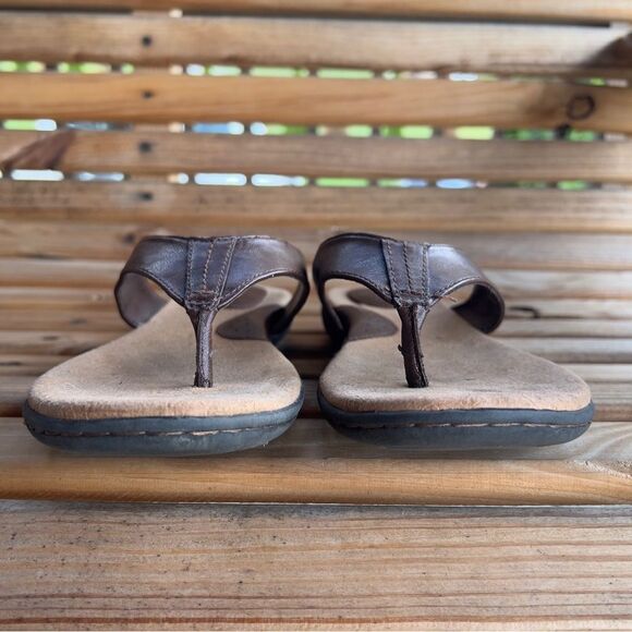 b.o.c. Brown Leather Thong Sandals – Women’s Size 7.5 - Picture 8 of 11